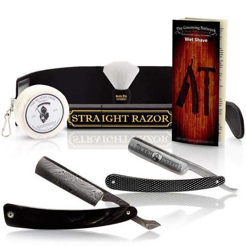 The Blades Grim - Double Straight Razor Luxury Wet Shaving Set